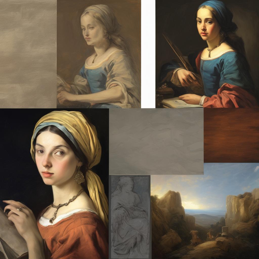 Ο ύψος του ύφους του ζωγράφου